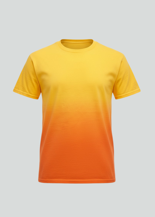 Yellow / Orange Dip Dye T-Shirt