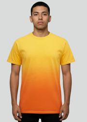 Yellow / Orange Dip Dye T-Shirt