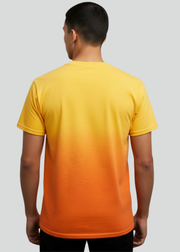 Yellow / Orange Dip Dye T-Shirt