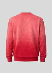 Red Potassium Spray Crewneck Sweatshirts