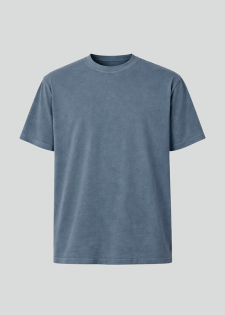 Ocean Blue Pigment Dye T-Shirt