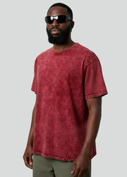 Red Mineral Wash T-Shirt