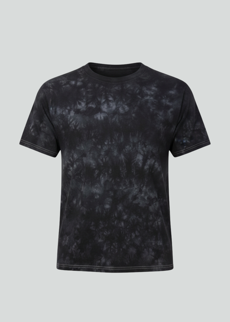 Black Crystal Wash Tie Dye T-Shirt Alstyle 1301