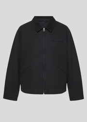 Garment Dyed Black Work Jacket