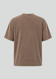 Brown Mineral Wash T-Shirt
