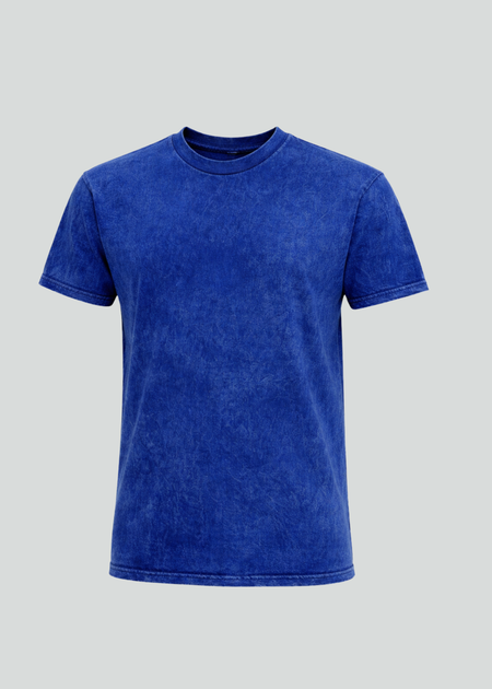 Cobalt Blue Mineral Wash T-Shirts
