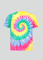 Multi-Color Spiral Tie Dye T-Shirt 4