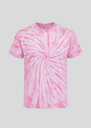Pink Spiral Tie Dye T-Shirt
