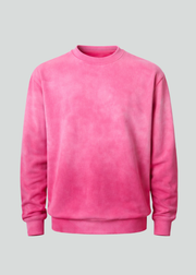 Pink Potassium Spray Crewneck Sweatshirts