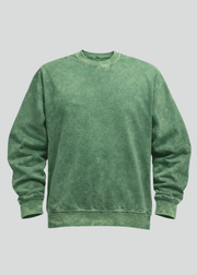 Light Green Mineral Wash Crewnecks