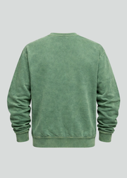 Light Green Mineral Wash Crewnecks