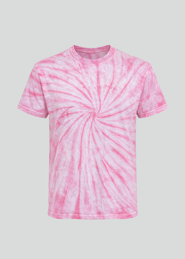 Pink Spiral Tie Dye T-Shirt