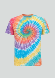 Multi-Color Spiral Tie Dye T-Shirt 2 Alstyle 1301