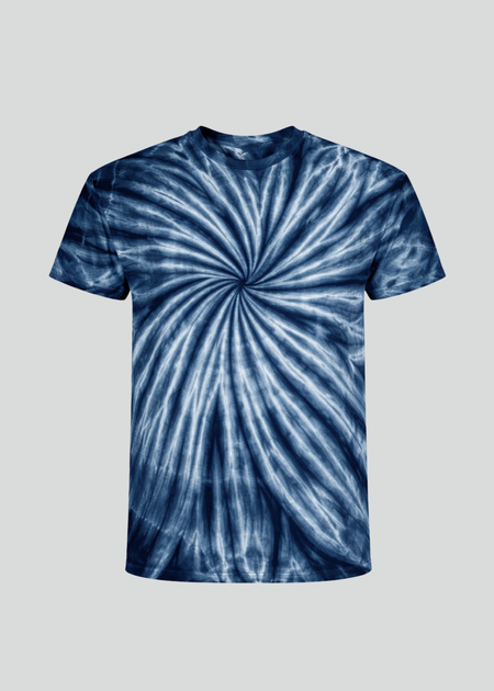 Navy Spiral Tie Dye T-Shirt