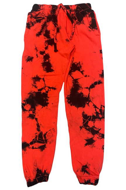 Red/Black Crystal Wash Joggers