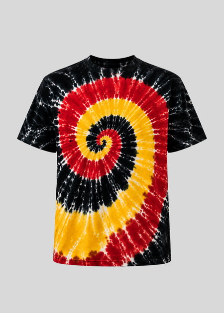 Germany Inspired Spiral Tie Dye T-Shirt