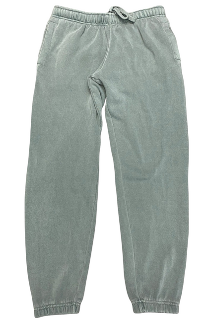 Seafoam Green Pigment Dye Joggers