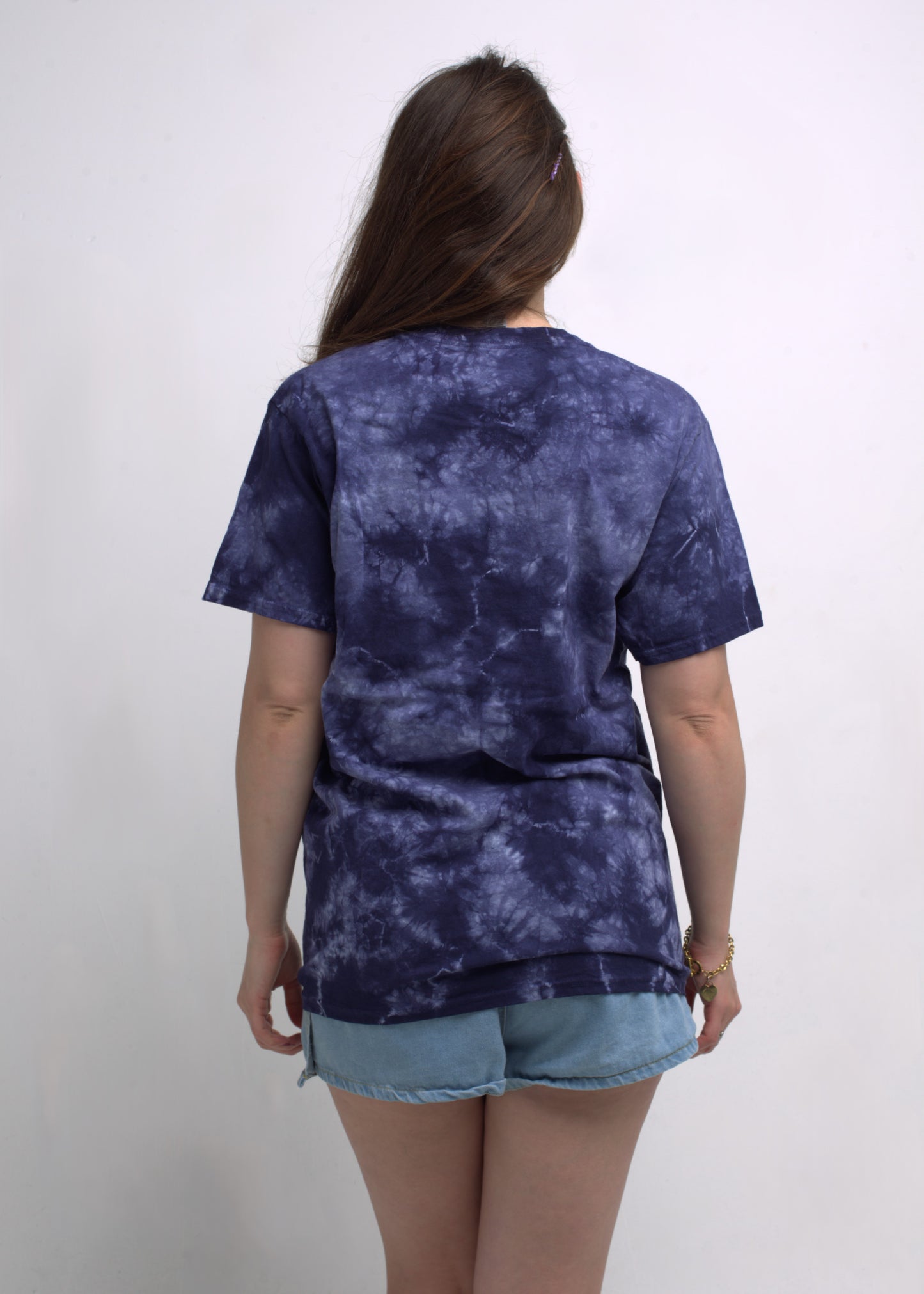 Purple Crystal Wash Tie Dye T-Shirt