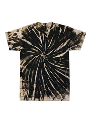 Black / Khaki Spiral Tie Dye T-Shirt 2