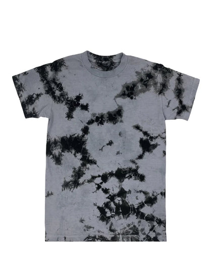 Lavender / Black Crystal Wash Tie Dye T-Shirt Alstyle 1301