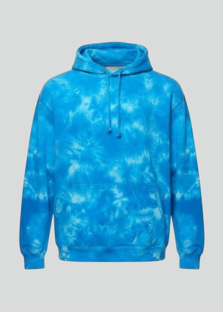 Blue Tie Dye Hoodie