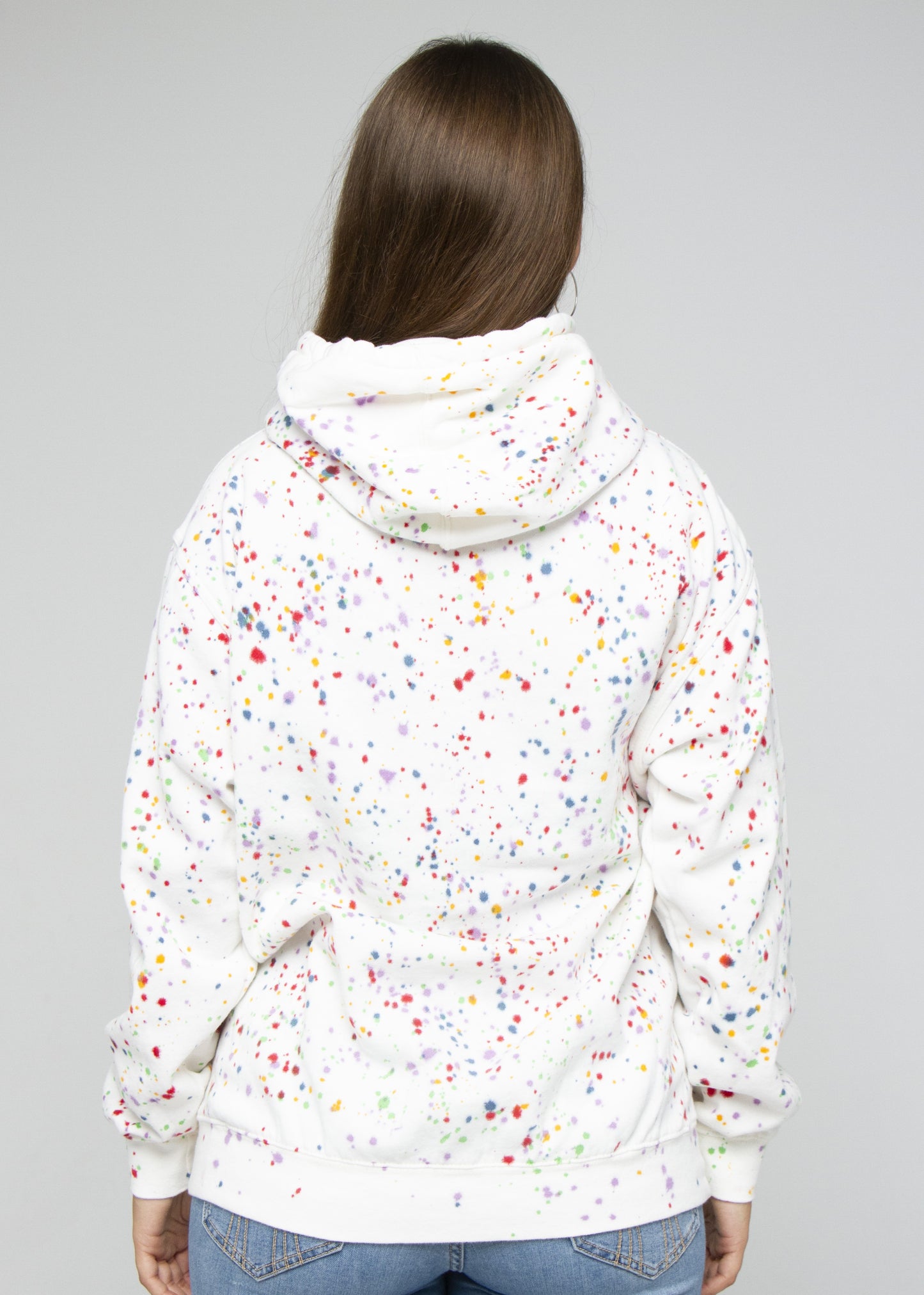 Multi-Color Sprinkle Dye Hoodie