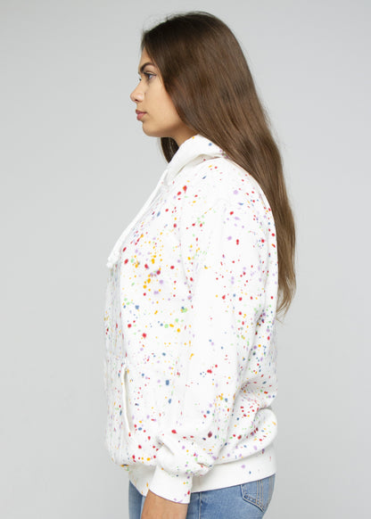Multi-Color Sprinkle Dye Hoodie