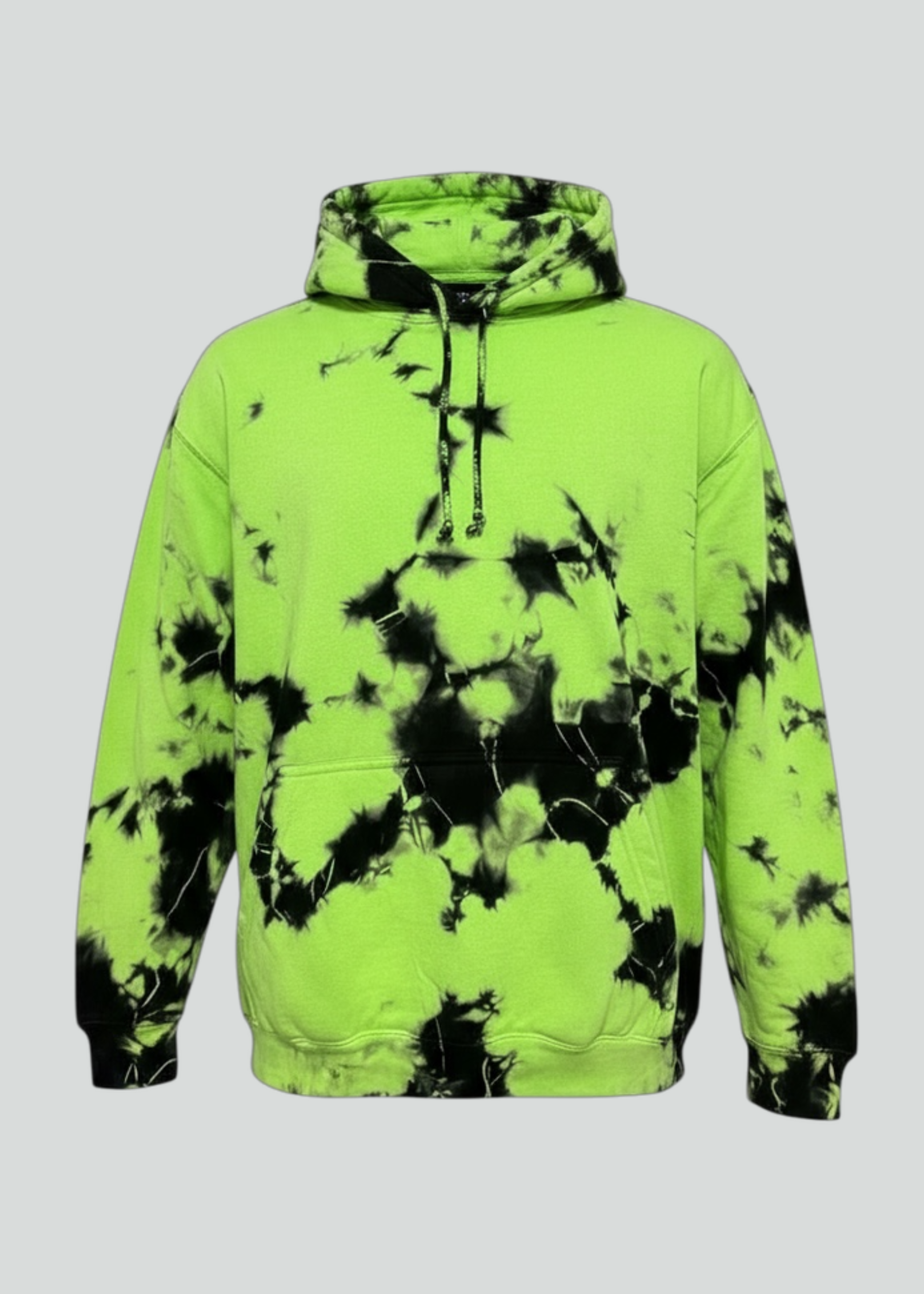 neon green tie dye