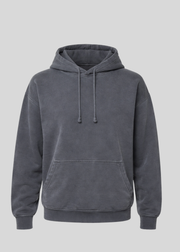 Black Pigment Dye Hoodie