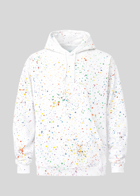 Multi-Color Sprinkle Dye Hoodie