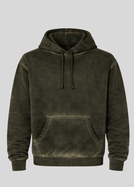 Olive Oil Wash Hoodie (Closeout)