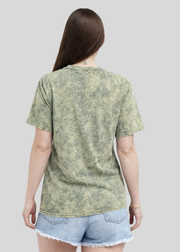 Green / Yellow Mineral Wash T-Shirt