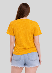 Gold Mineral Wash T-Shirt