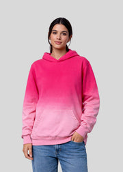 Magenta / Pink Dip Dye Hoodie