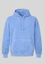Baby Blue Pigment Dye Hoodie (Closeout)