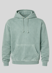 Green Pigment Dye Pullover Hoodie | Custom Colors Apparel Green Pigment Dye Pullover Hoodie | Custom Colors Apparel