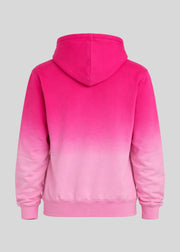 Magenta / Pink Dip Dye Hoodie