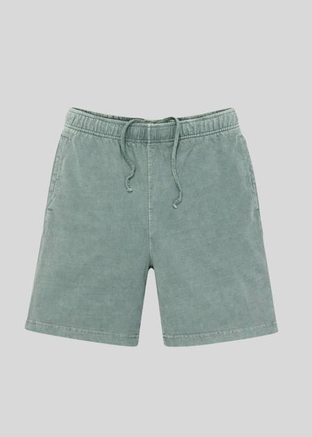 Seafoam Green Pigment Dye Shorts