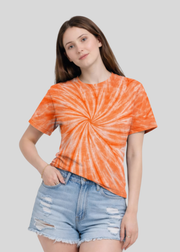 Orange Spiral Tie Dye Toddler T-Shirt (Closeout)
