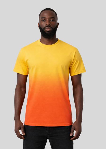 Yellow / Orange Dip Dye T-Shirt (Closeout)