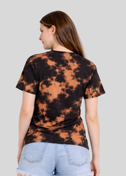 Black Rust Crystal Wash Tie Dye T-Shirt Alstyle 1301