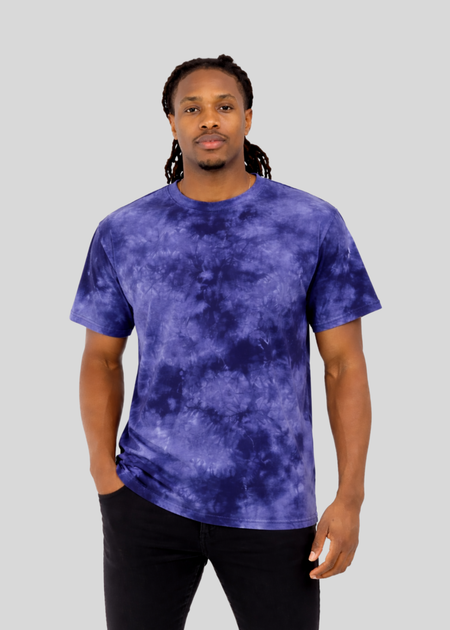 Purple Crystal Wash Tie Dye T-Shirt Alstyle 1301