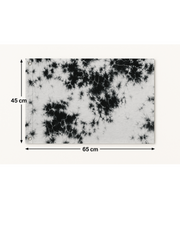 Black White Crystal Wash Flag