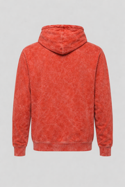 Red Mineral Wash Hoodie
