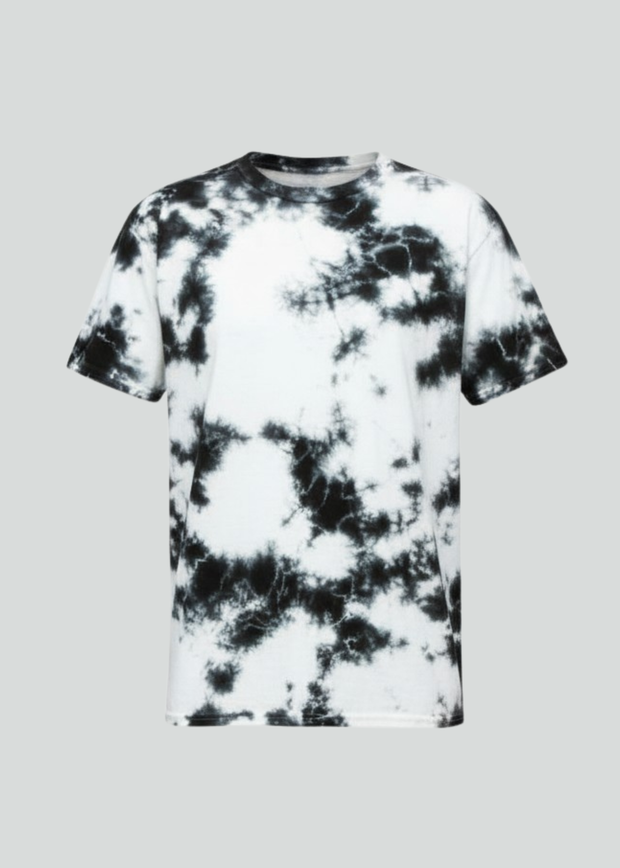 Black White Crystal Wash Tie Dye T-Shirt Alstyle 1301 – Custom Black White Crystal Wash Tie Dye T-Shirt Alstyle 1301 – Custom