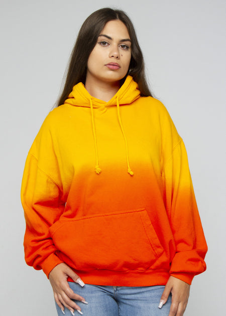 Yellow / Orange Dip Dye Hoodie