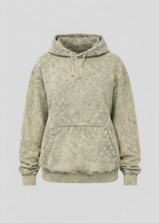 Green Yellow Mineral Wash Hoodie