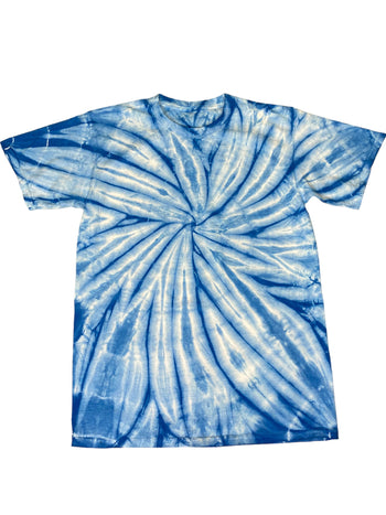 Blue Spiral Tie Dye T-Shirt