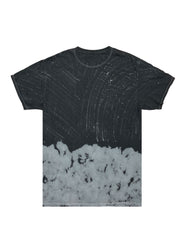 Black / Gray Potassium Brush Dip Dye T-Shirt