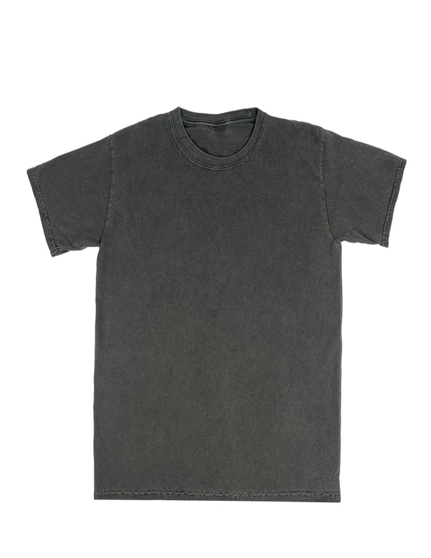 Black Pigment Dye Tie Dye Short Sleeve T-Shirt